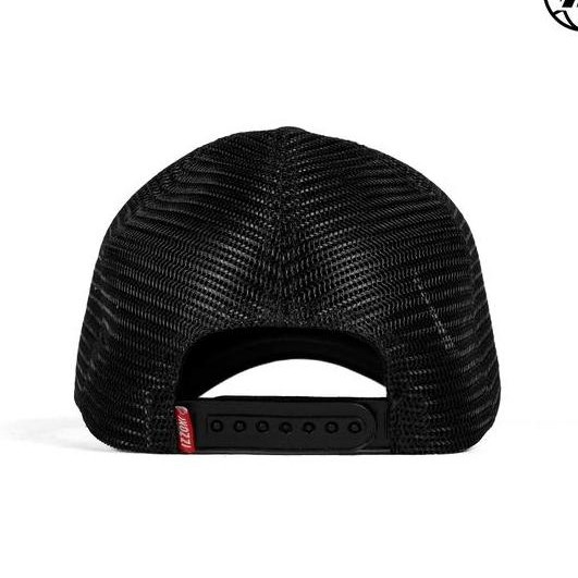 Ikozzi Invicible Topi Trucker - Topi Jaring Black