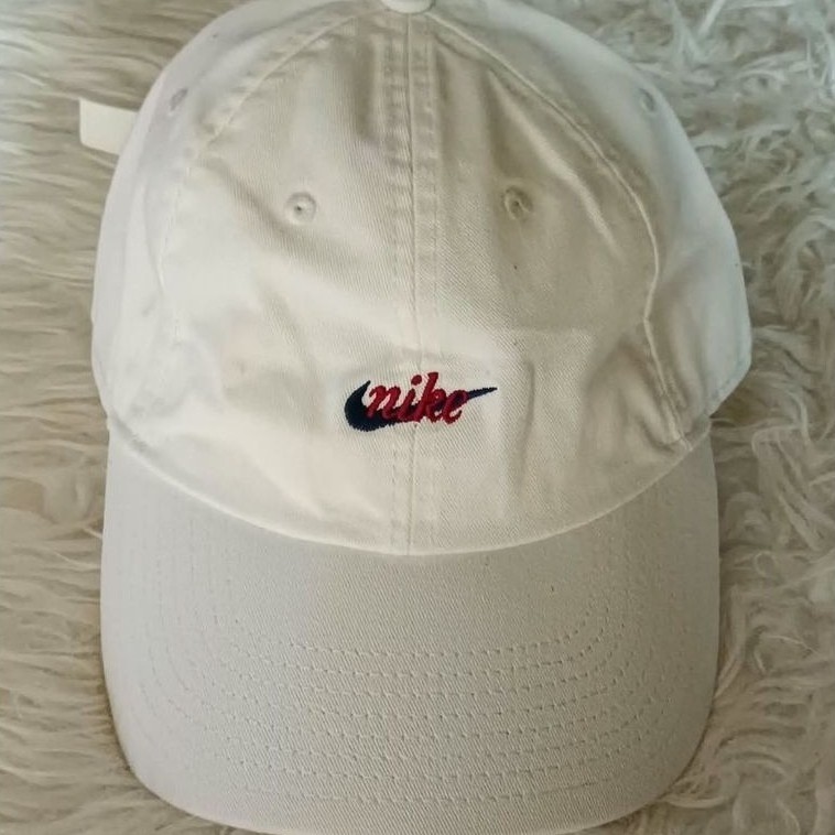 Topi Nike original putih mulus
