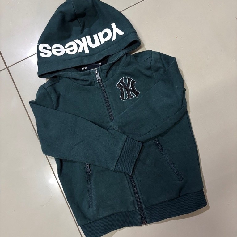 hoodie zipper mlb anak