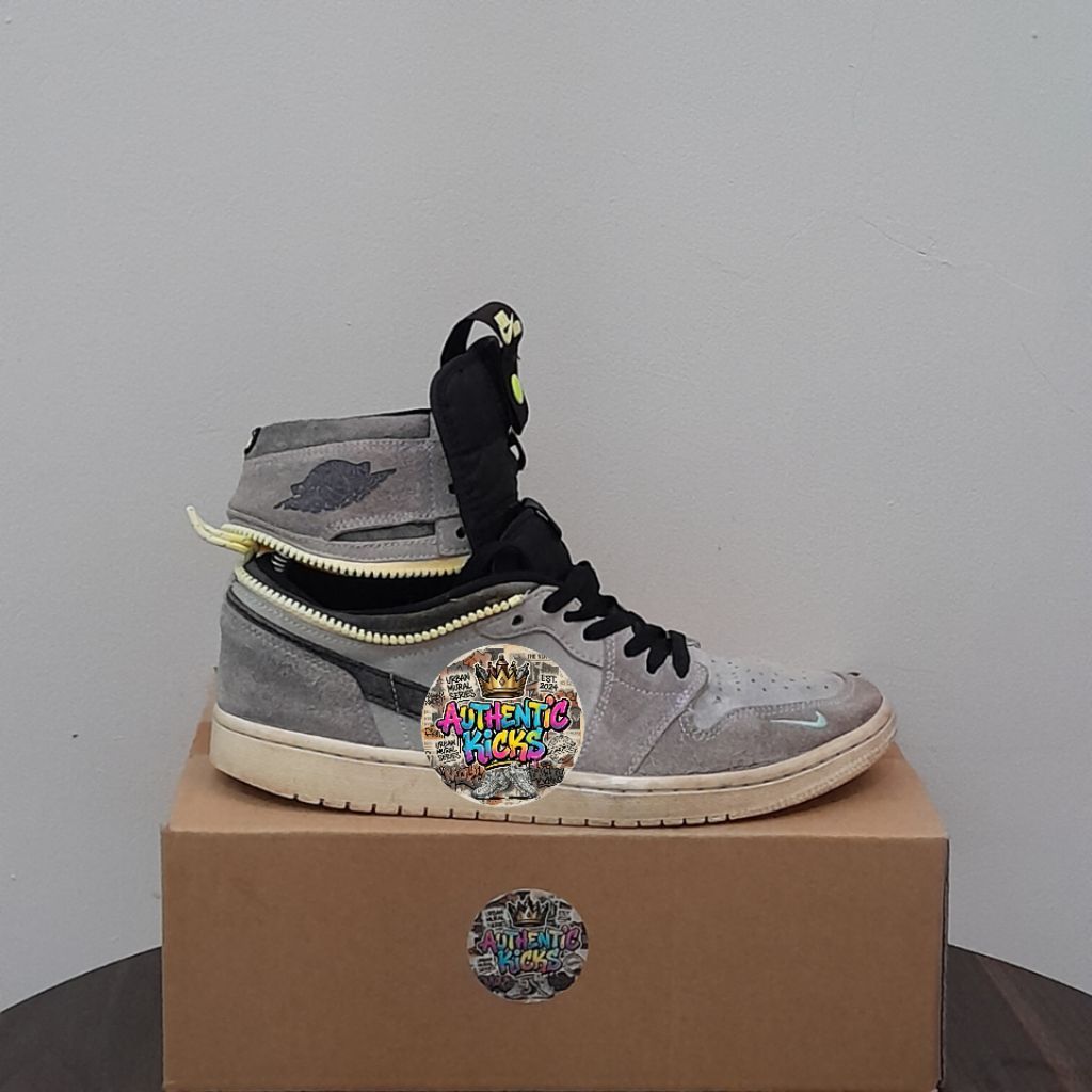 Sepatu Second Casual Air Jordan 1 High Switch Purple Pulse Size 44 28 cm