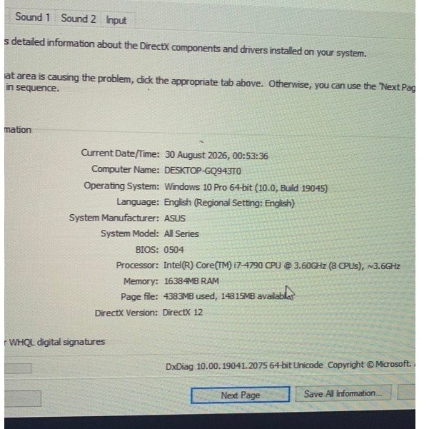 Jual PC / CPU / Komputer i7-4790 (Gen 4) Second like new