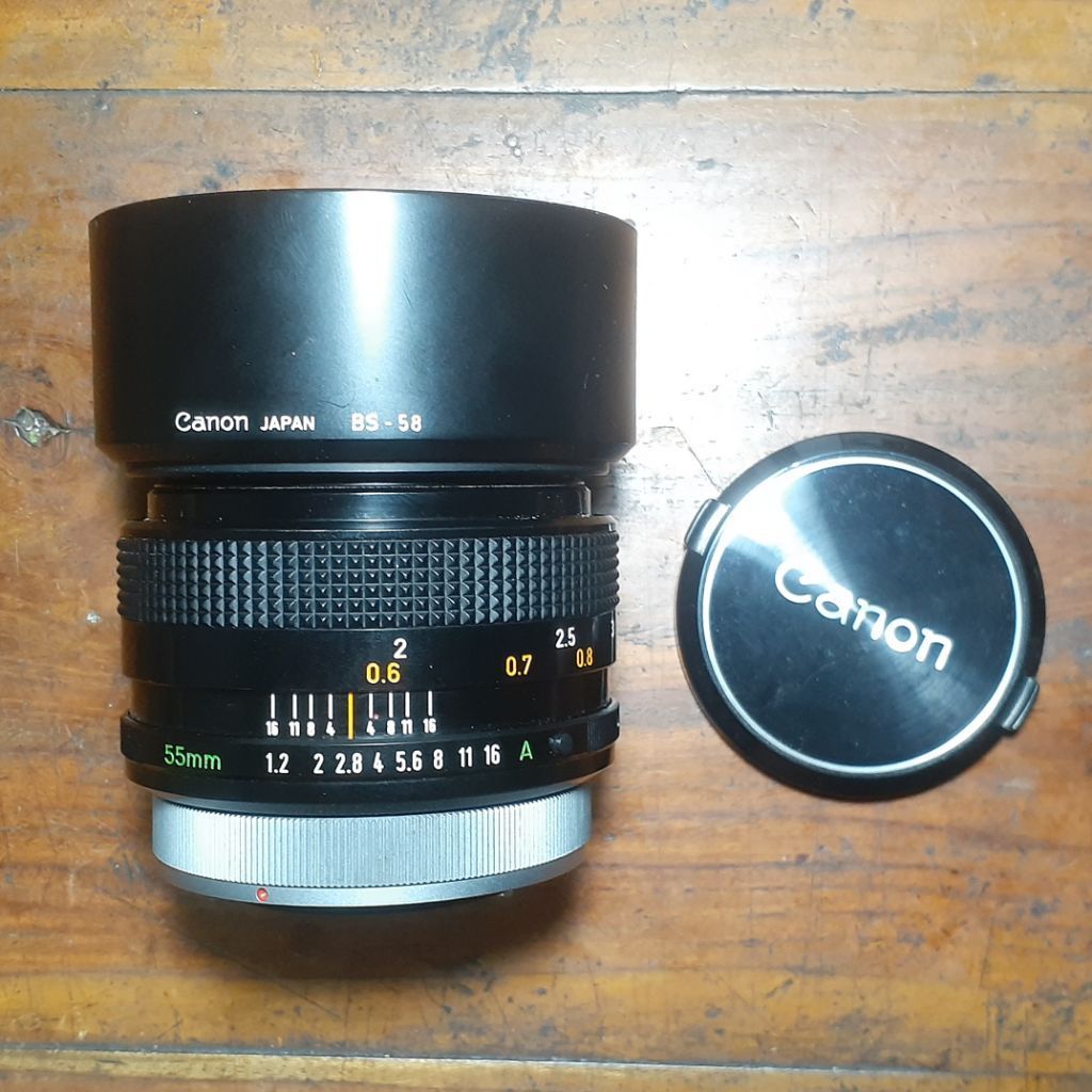 Lensa Manual Canon FD 55mm f1.2 SSC