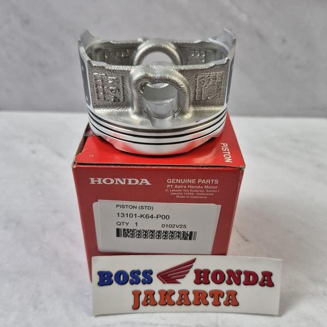 13101-K64-P00 : PISTON(STANDAR)CBR 250 RR K64 /PISTON SEHEROVERSIZESTANDARCBR250 RR K64 ORIGINAL AHM