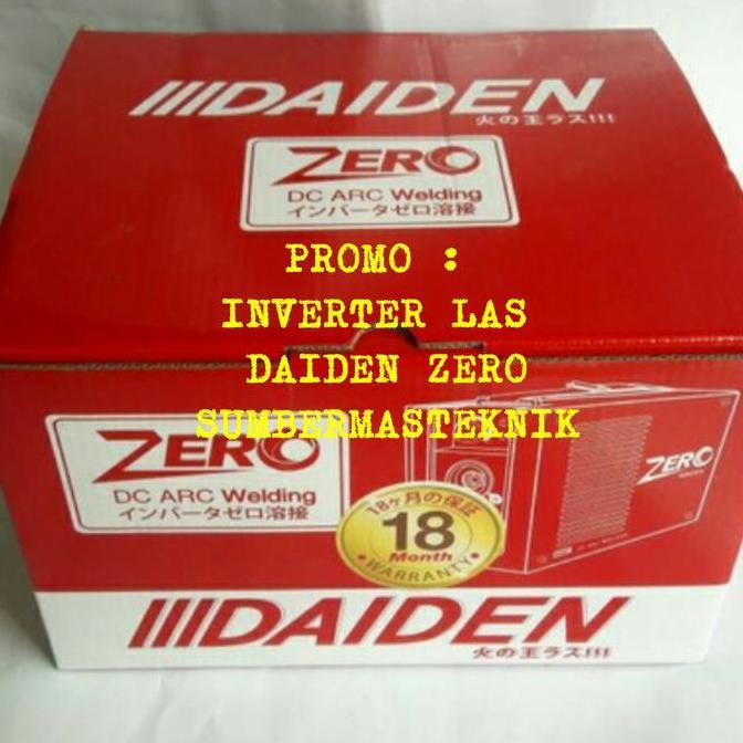 mesin las listrik daiden zero 120A daiden welding zero 120A travolas