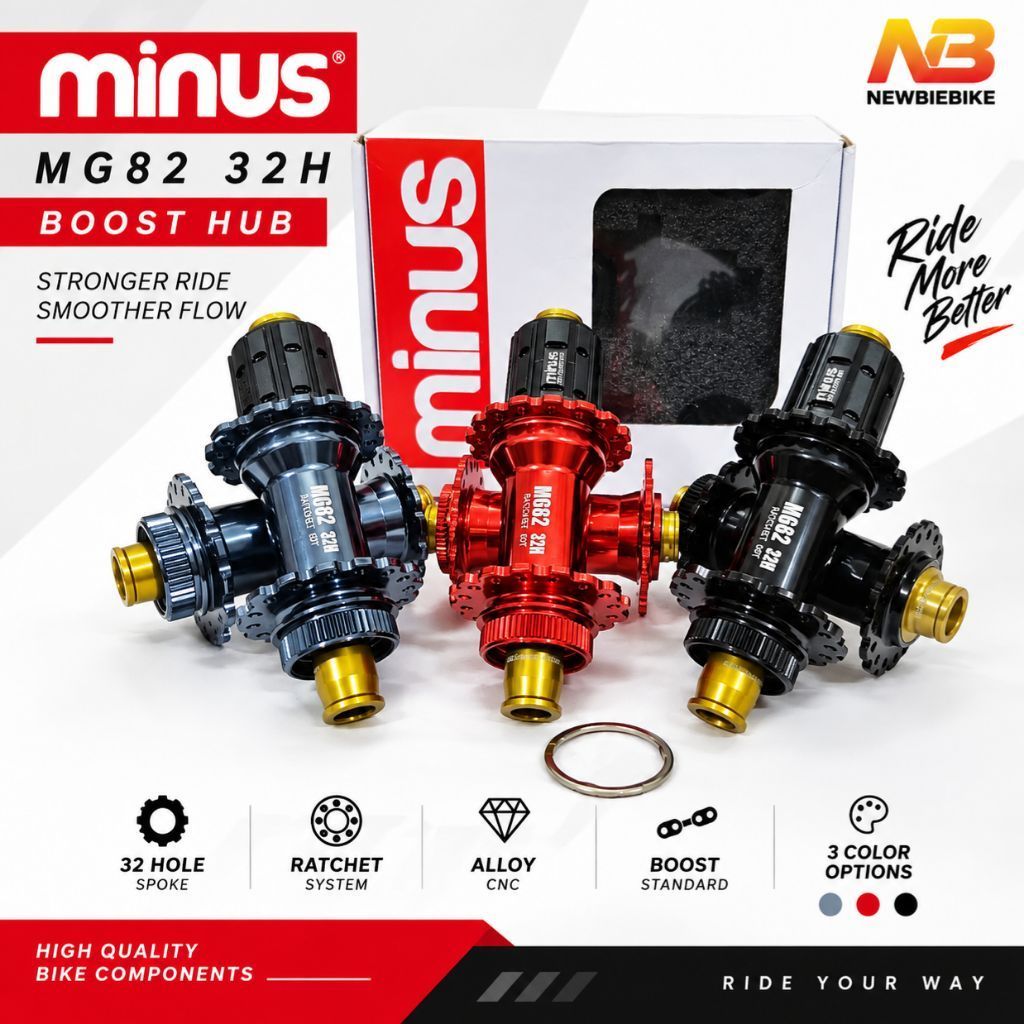 HUB FREEHUB MINUS M682 32H TA BOOST RATCHET 60T Hub Sepeda MTB Gravel Disc Brake centerlock suara ta