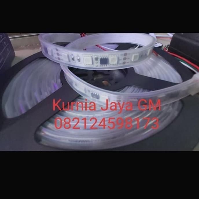 Led Strip RGB 5050 IC Pintar 60LED IP68 / Lampu Led Strip Running