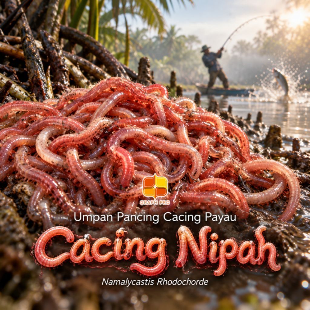 Umpan Pancing Cacing Nipah