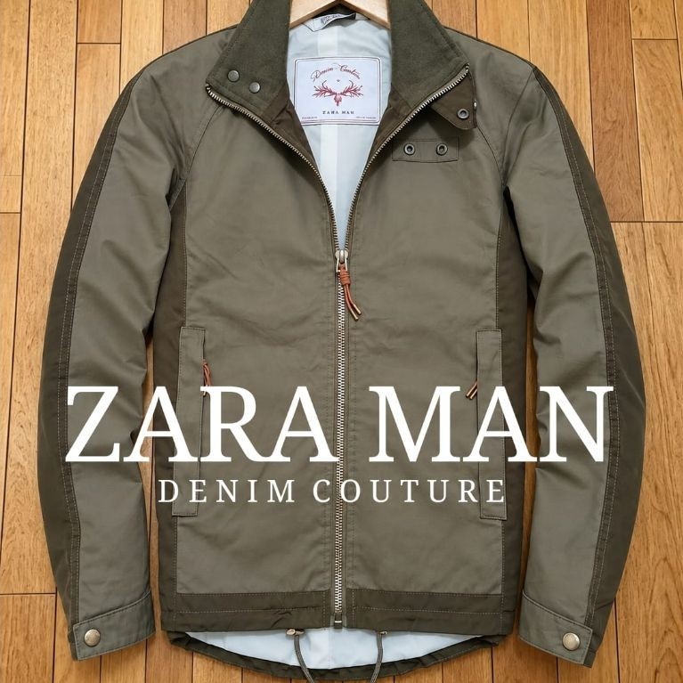 Jaket zara man casual jaket slimfit second original
