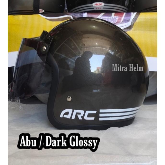 Original Helm Arc Murah Premium Kaca Datar Sni All Size
