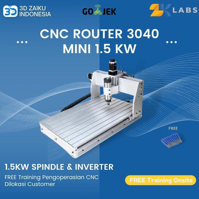 Cnc Router 3040 Mini Mesin Cnc Pcb Milling With 1.5 Kw Spindle