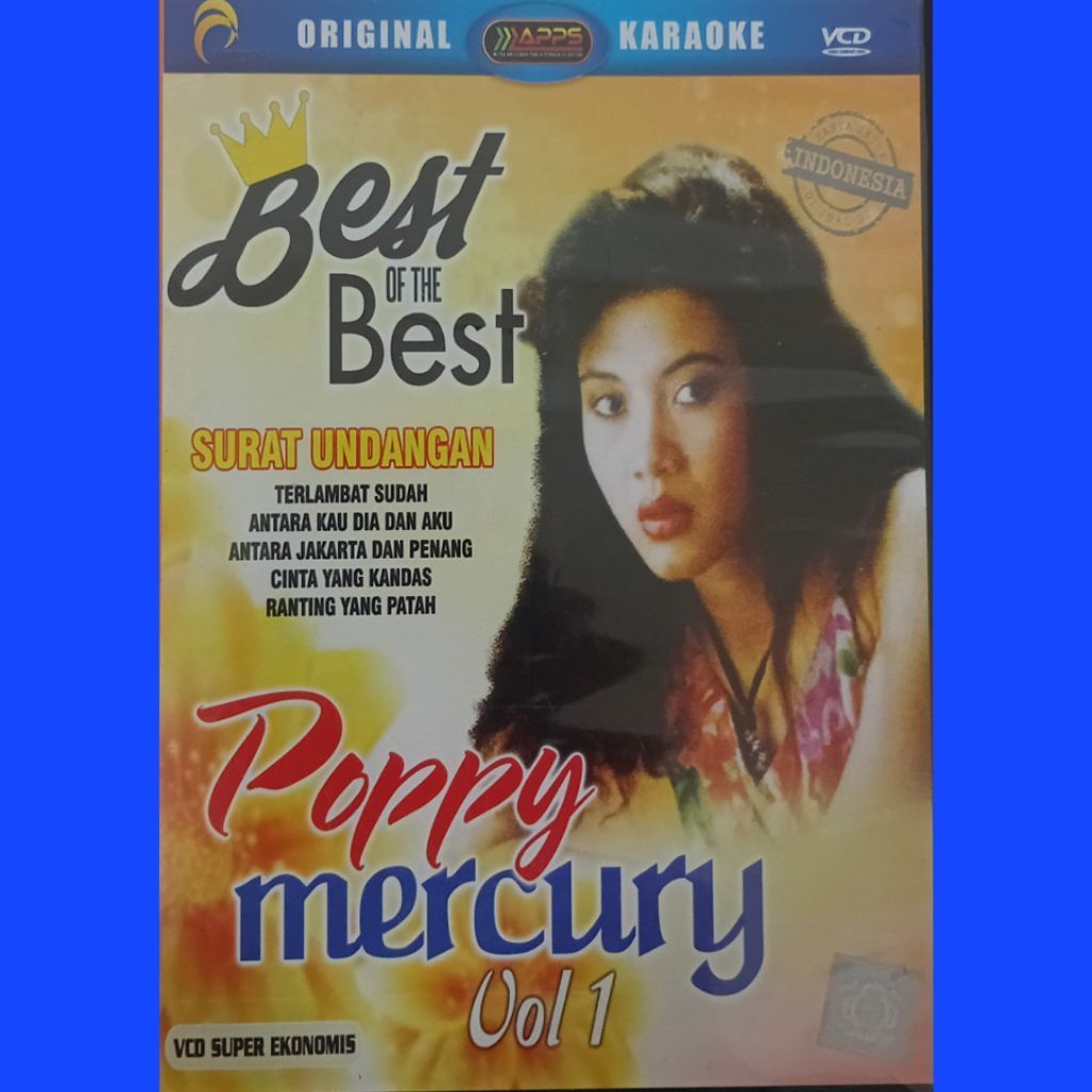 Kaset VCD Popy Mercury Vol 1 Best