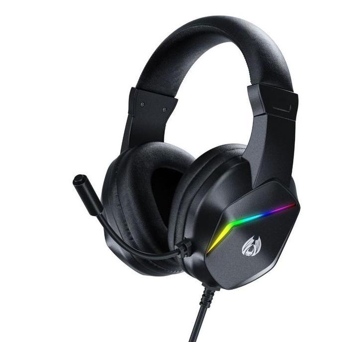 H21 Headset Gaming RGB Mikrofon Bass Stereo Headphone Noise Cancelling Nyaman Dipakai Laptop PC HP P