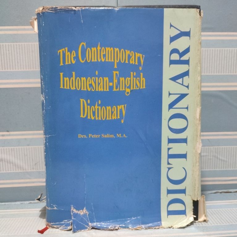 Buku the contemporary indonesia - english dictionary by drs. peter salim