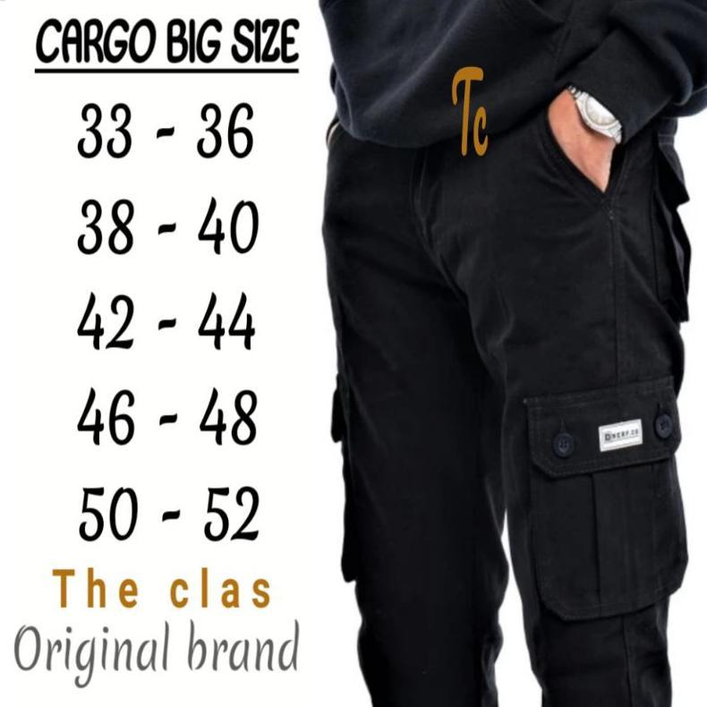 Diskon Cargo/Pdl Celana Jumbo Big/Size 37 - 50 || Celana Panjang Pria [Cod]
