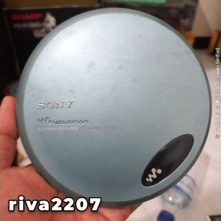discman sony - CD WALKMAN D - EJ775- pemutar cd - cd player