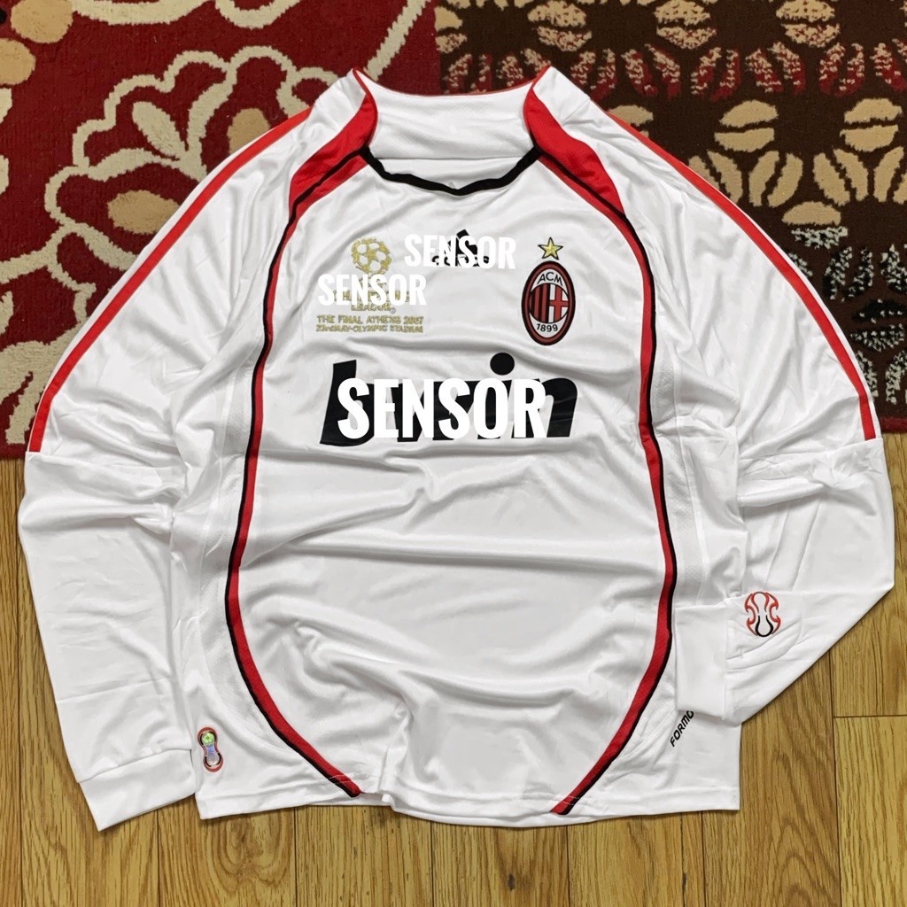 JERSEY VINTAGE AC MILAN FINAL ATHENA AWAY KIT 2006/07 SIZE XL | JERSEY ADINDA AC MILAN AWAY KIT | JE
