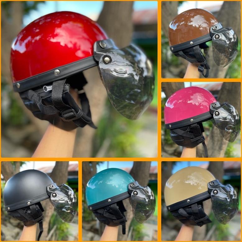 Promo [Cod] Termurah Helm Bogo Setengah Grade Ori / Helm Chip