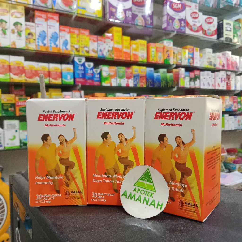 Enervon Enervon-C EnervonC Multivitamin isi 30 tablet