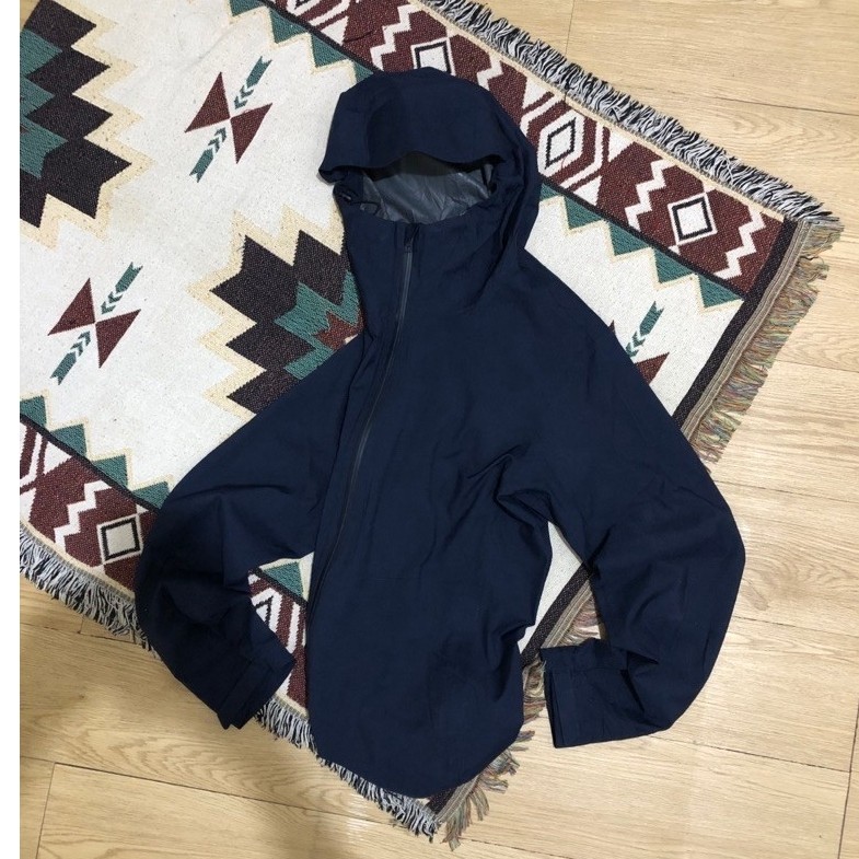 (HARGA NET / PAS) UNIQLO BLOCKTECH PARKA JAKET NAVY 2 SIZE XL USED CONDITION / UNIQLO JAKET / JAKET 