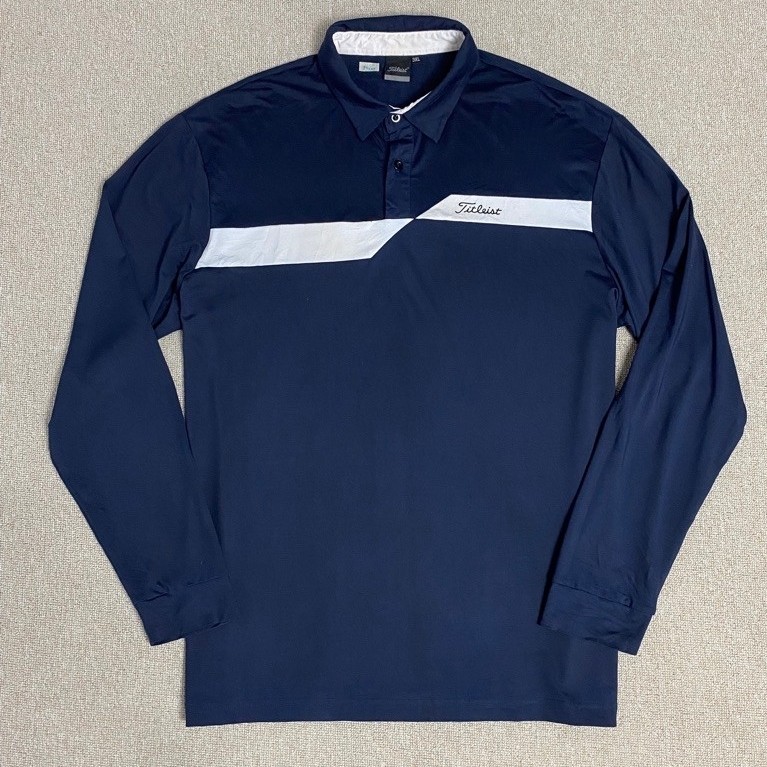polo shirt Titleist golf navy preloved second 3XL