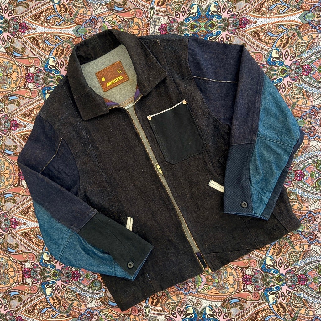 Size S Net | Custom Detroit Denim Jacket Mixed Brand Stonehead Wingman Sage Oldblue Iron Heart Dicki