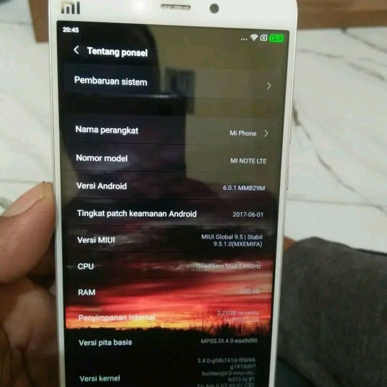 lcd touchscreen xiaomi mi note bamboo