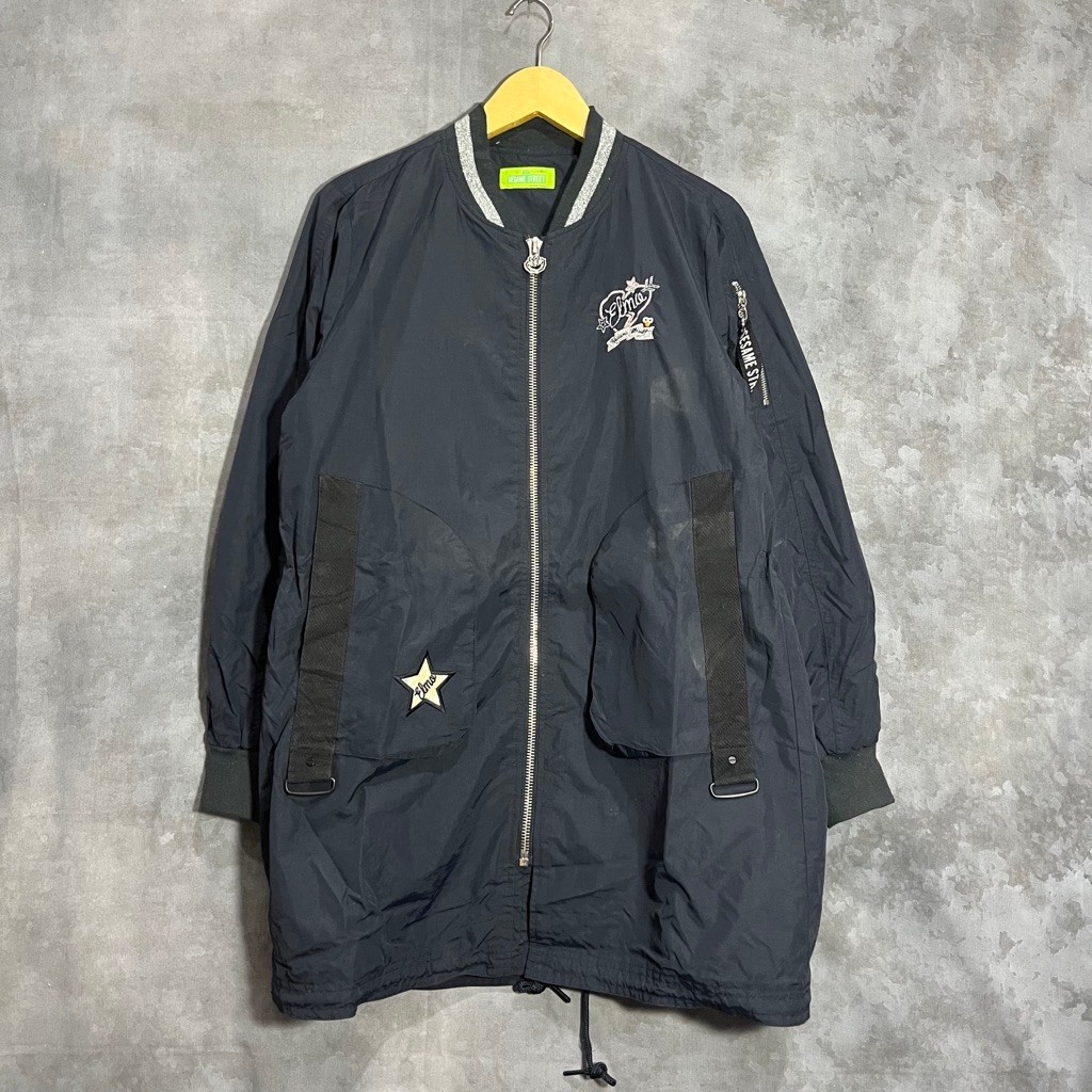 Bomber murah warna navy original second preloved wanita 314