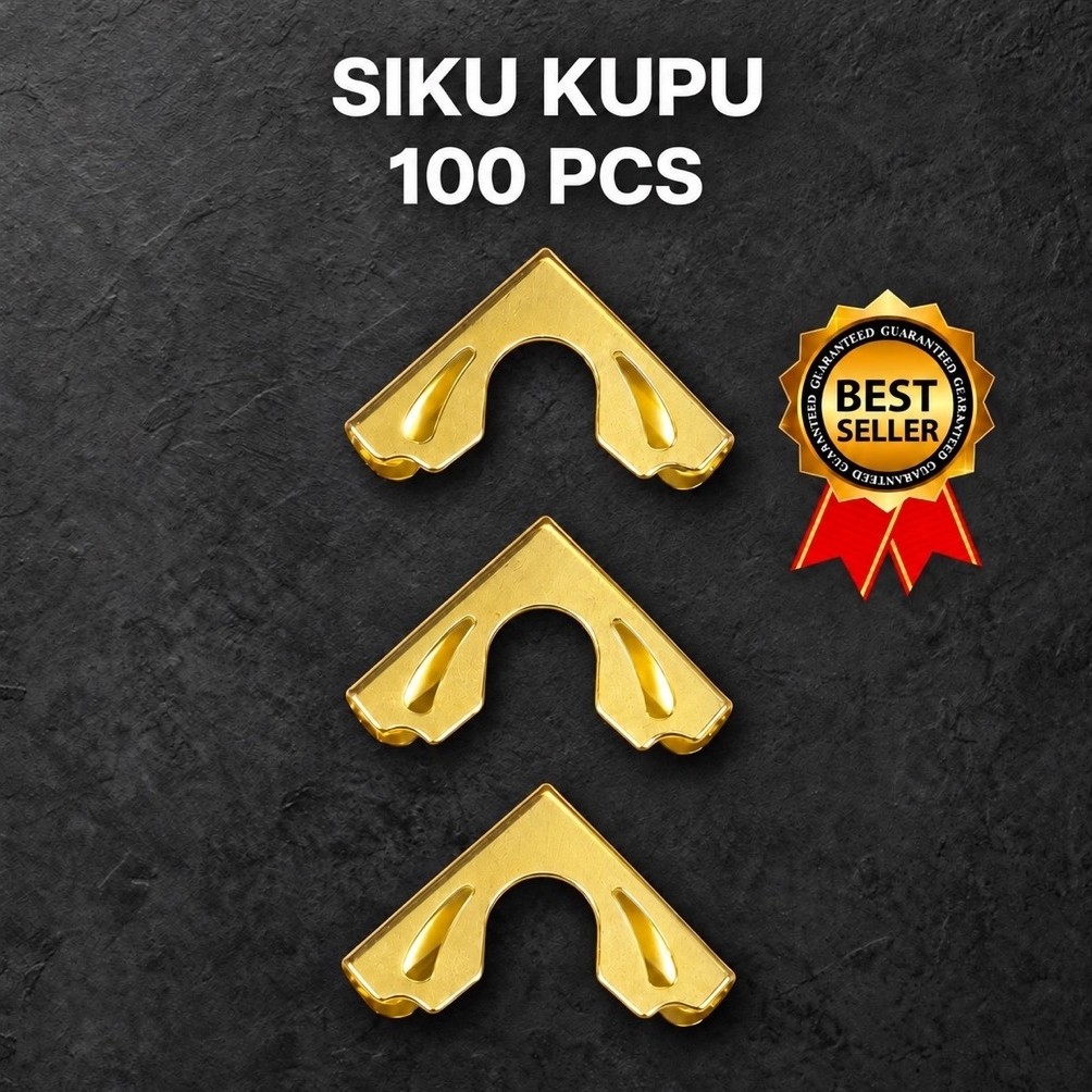 (100 PCS) SIKU KUPU SIKU BUKU YASIN AGENDA SUDUT BUKU EMAS GOLD