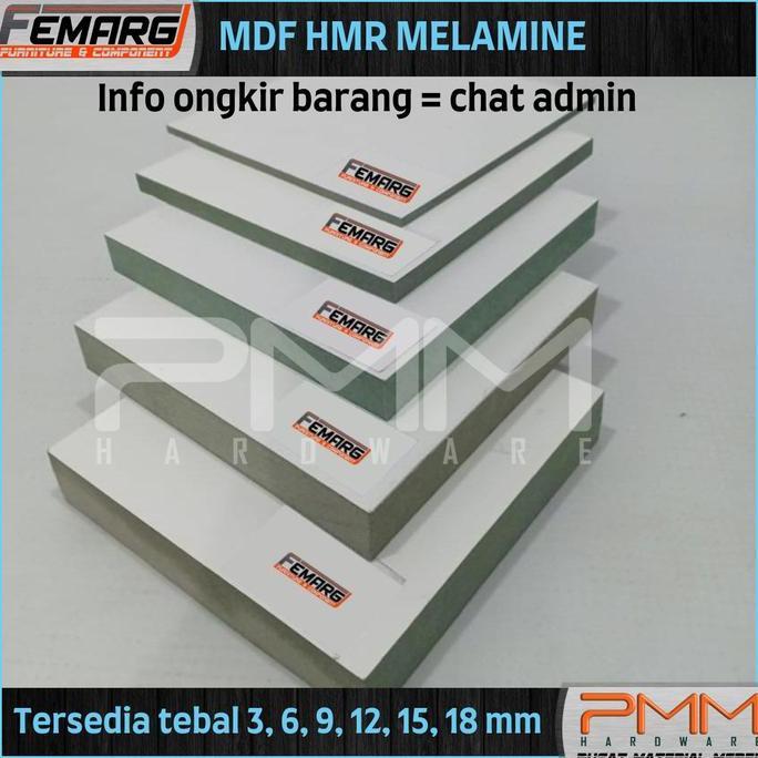 MDF HMR hijau melamin tahan air 3mm 6mm 9mm 12mm 15mm 18mm 122 x244cm