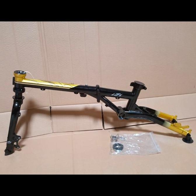 Ready Arc IZI Frame Set Fork Sepeda Lipat Folding 16 Murni 305 16 Plus 349 Model FHOn gust Chromoly 