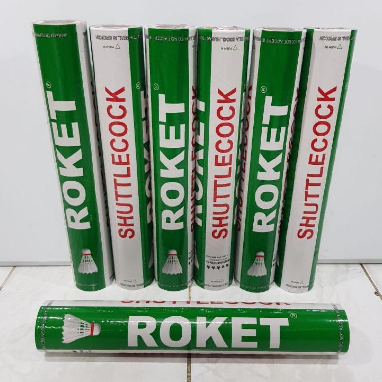 COCK ROKET UNGU , SHUTTLECOCK ROKET HIJAU , SHUTTLECOCK ROKET  HITAM / KOK ROKET UNGU , ROKET HITAM 