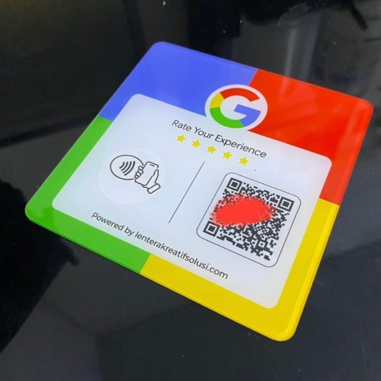 Google Review Card NFC + qrcode
