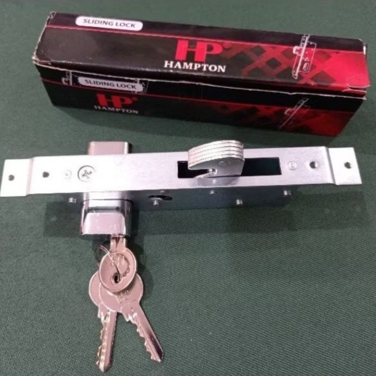 ( 5423 Gantol ) Kunci Pintu Aluminium Geser HAMPTON, Kunci Pintu Sleding HAMPTON pintu aluminium