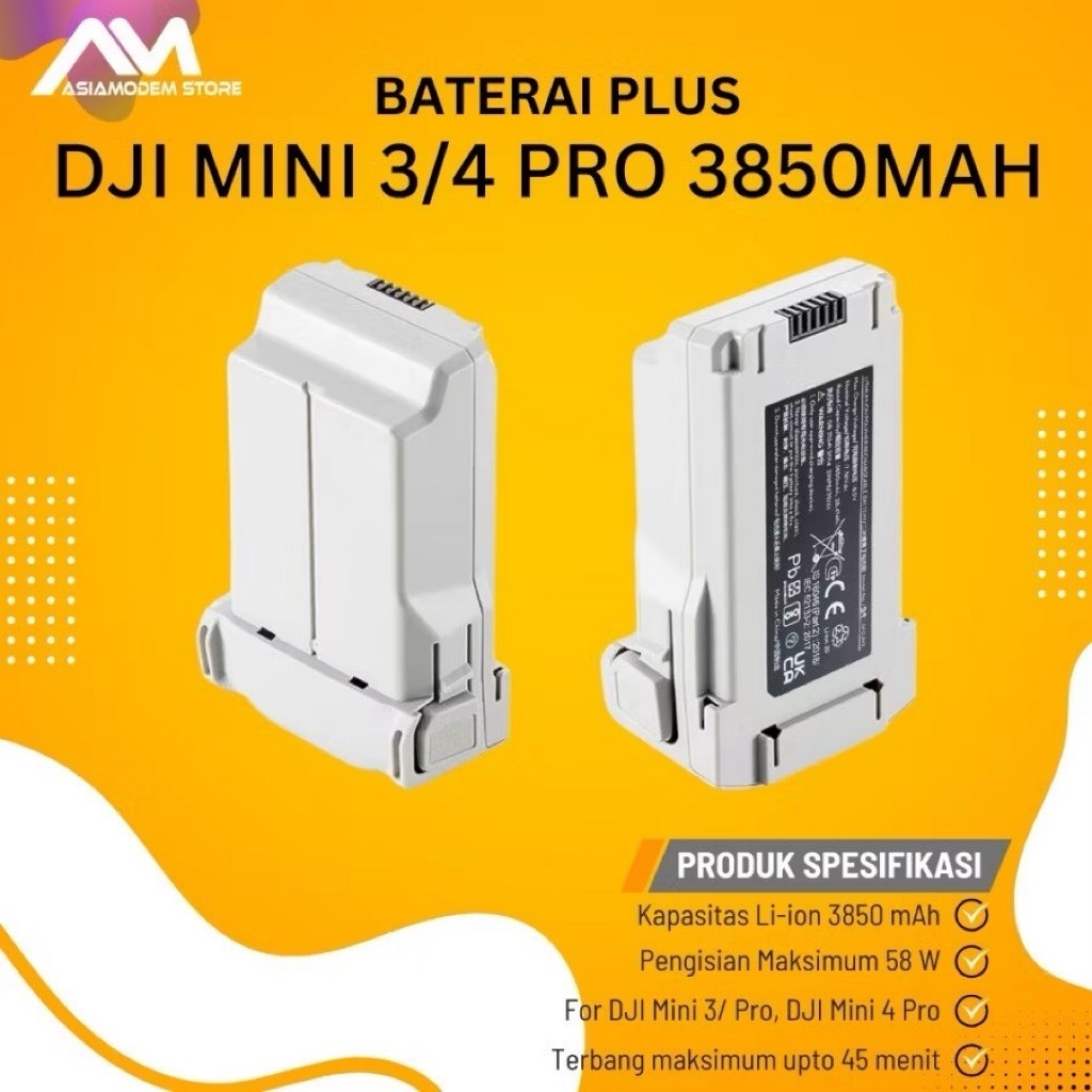 BATERAI ORI DRONE DJI MINI 3 DJI MINI 3 PRO DJI MINI 4 CHARGER HUB DRONE