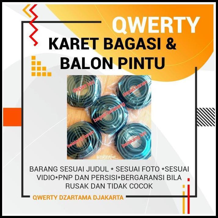 DISKON KARET PINTU BAGASI / KARET BALON PINTU MOBIL HONDA MOBILIO SEMUA TAHUN 