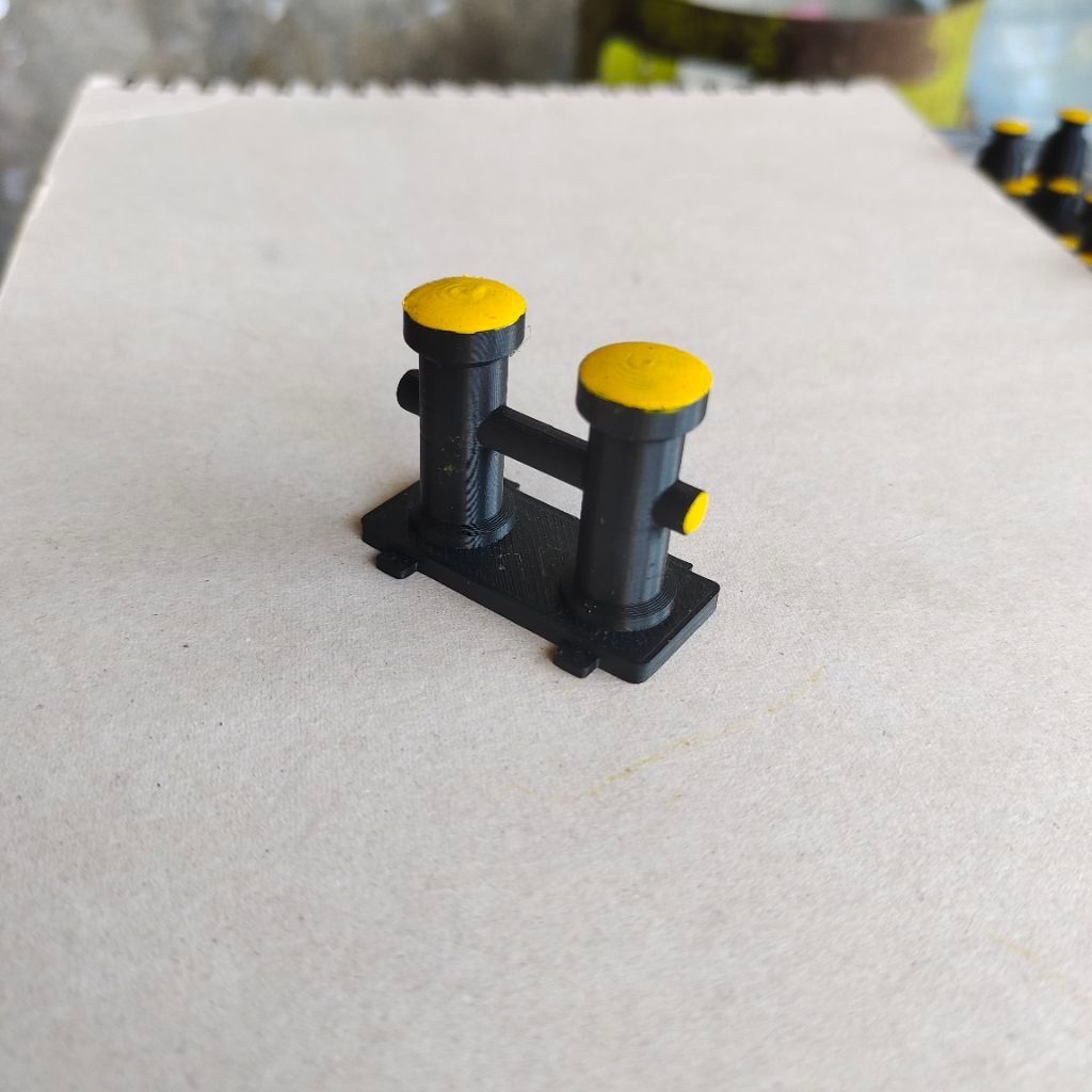 Miniatur Bollard Rc Boat Model 2