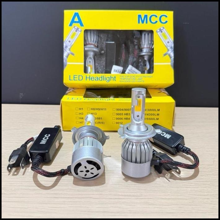 DISKON BOHLAM LED H4 ATAU H4 LED HI-LO PUTIH KUNING 3 WARNA 