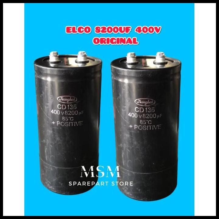 TERBARU ELCO 8200UF 400V ORIGINAL 