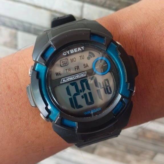 Jam Tangan pria Digital CYBEAT Japan second original