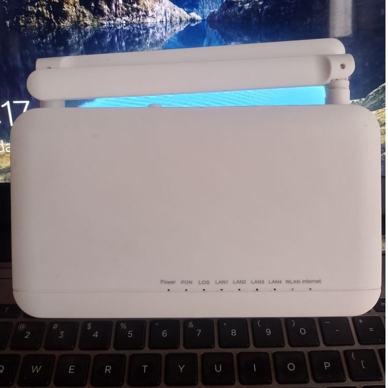 PROMO Router WiFi XPON ONU F780L V1.1.01 bisa EPON dan GPON dual-band 5G port biru tanpa adaptor