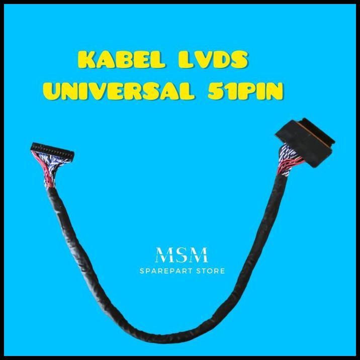 TERBARU KABEL LVDS UNIVERSAL 51PIN !!!!!