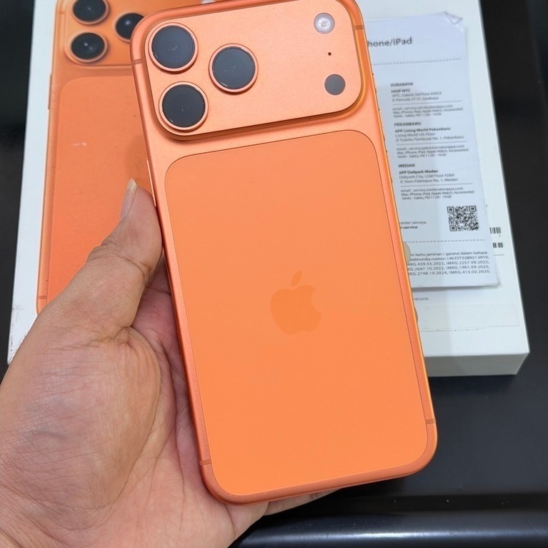 iphone 17 pro max 256gb ibox second fullset original