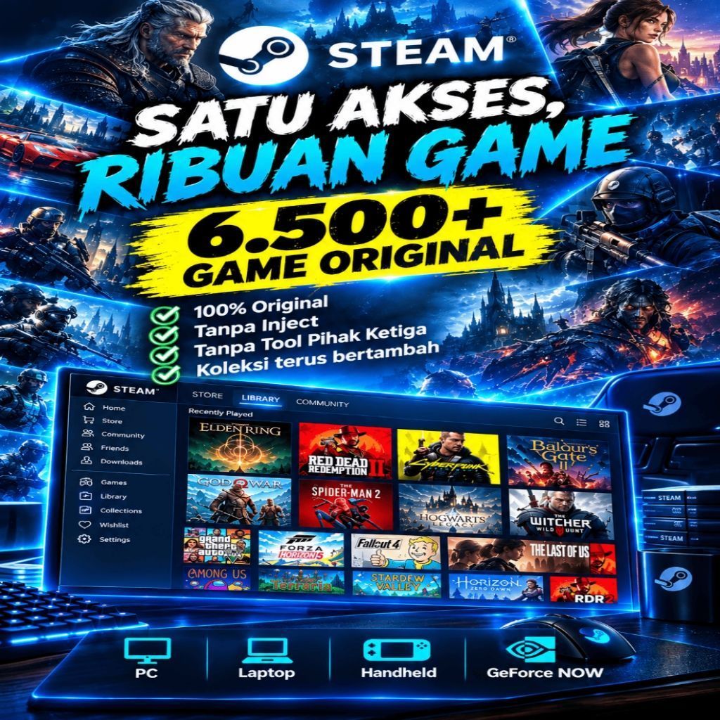Akun Game SteamSharing LIFETIME/SEUMUR HIDUP