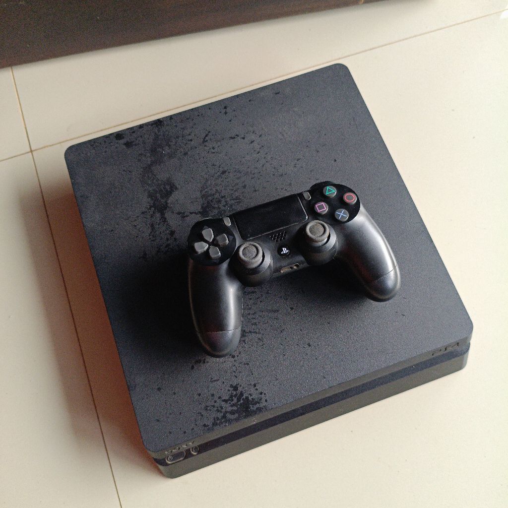 PS4 Slim Seri 21 Ori 1TB Bekas Second Preloved