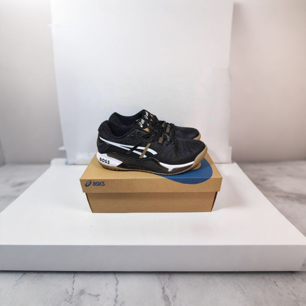 Sepatu Tenis Resolution 9 Hugo boss black outdoor