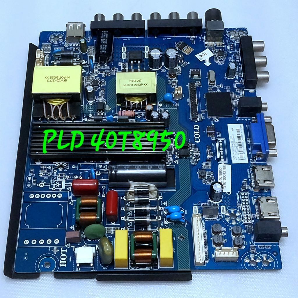 MB MOBO MESIN TV LED POLYTRON PLD 40T8950 PLD40T8950 ORIGINAL MAINBOARD MOTHERBOARD