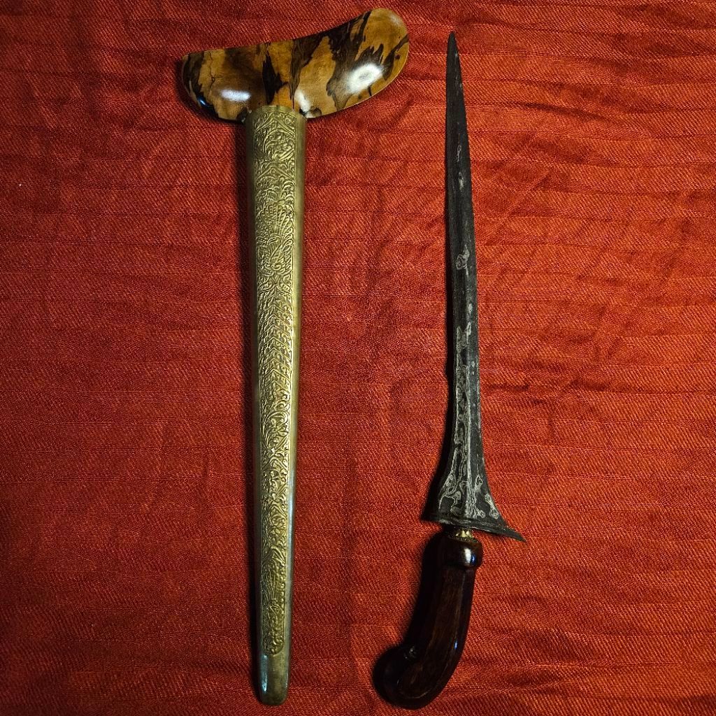 Keris Tilam Sari Sepuh Majapahit Pamor Ceprit-Ceprit