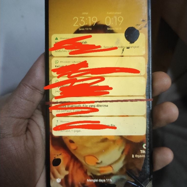 unit mi max 3 ram 4/64 minus lcd yg lain normal