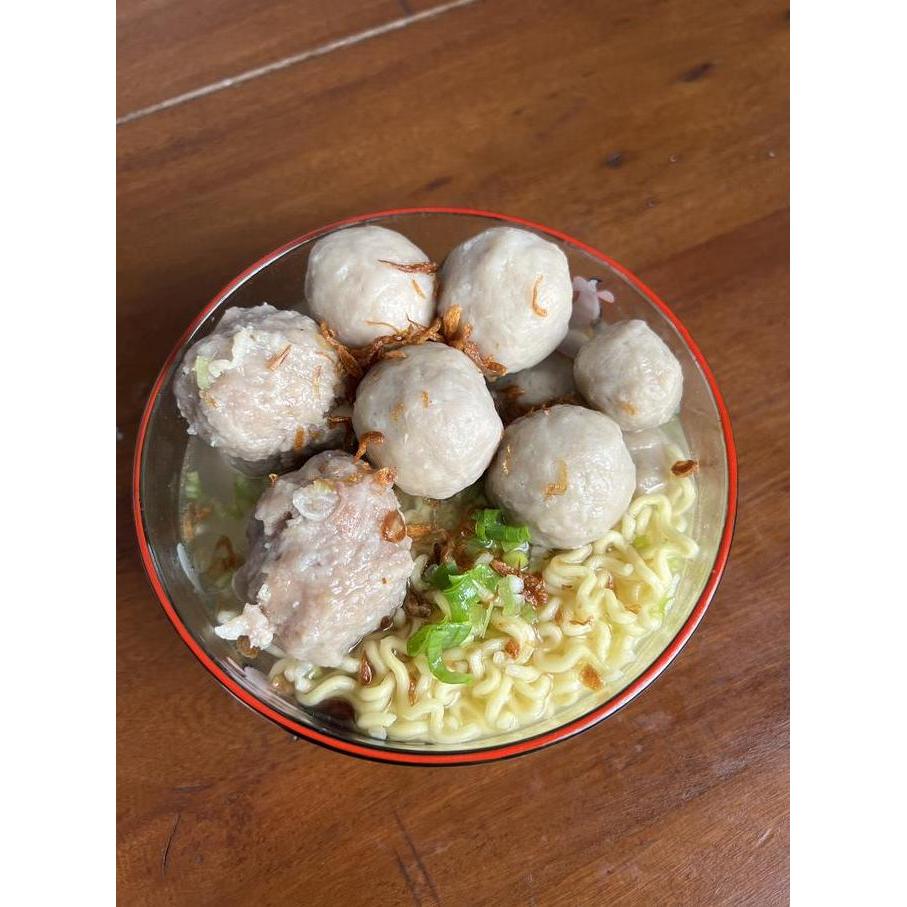 Baso Frozen Khas Malang Urat Jumbo + Baso Alus Komplit Bumbu Kuah Dikemas Beku Food Instan Udfsi