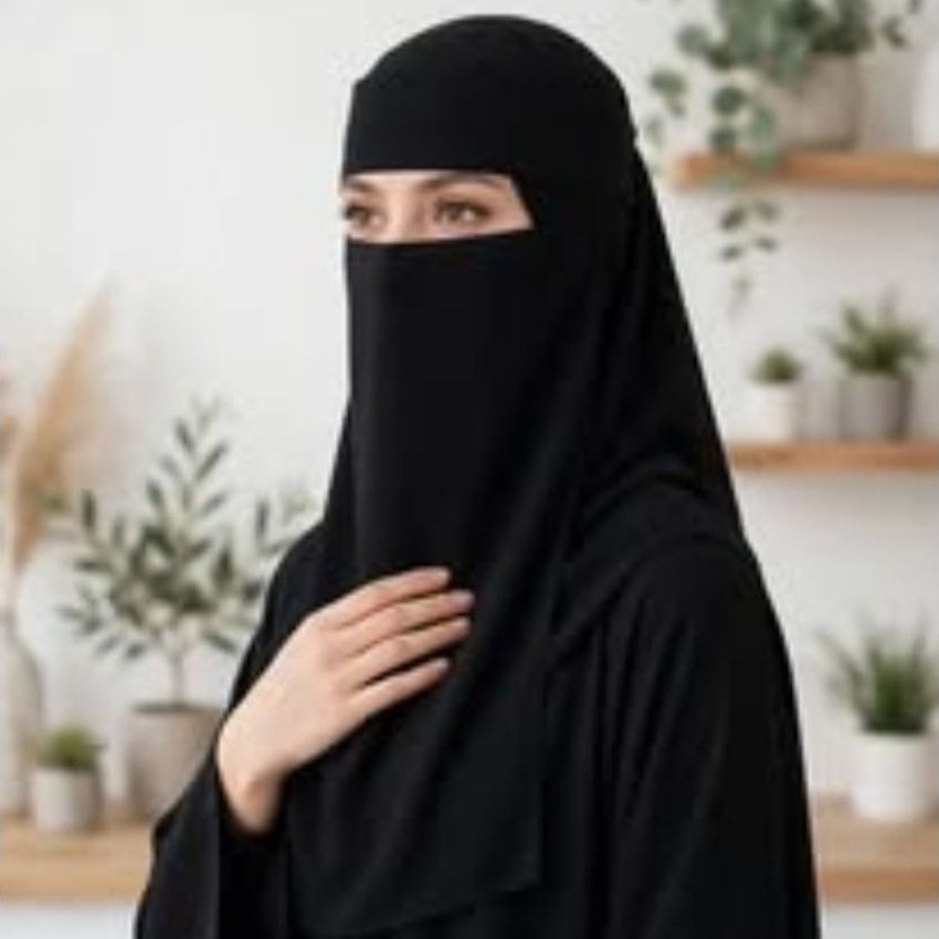 niqob bandana dewasa chiffon silky